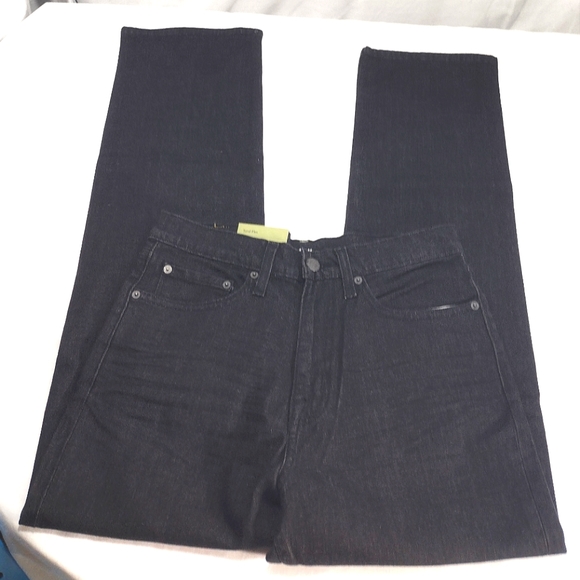 Goodfellow & Co. Black Relaxed Fit Total Flex Straight Leg Jeans - Picture 12 of 13